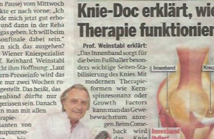 "Knie-Doc erklärt, wie Therapie funktioniert" (Österreich, April 2015)