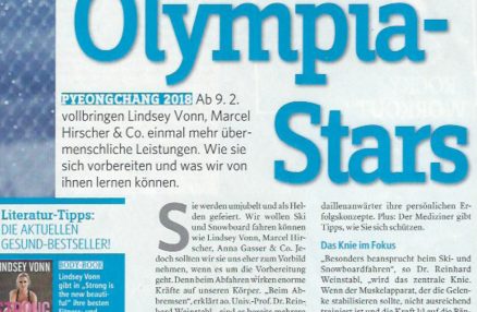 "Fit wie die Olympia-Stars" (Gesund & Fit Magazin, Februar 2018)